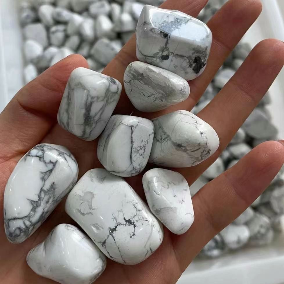 Aquarium Plant Gravel - Turquesa Blanca Natural, Piedra en Bruto,