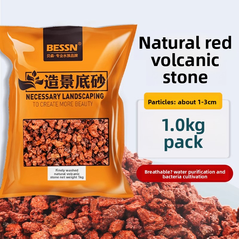 Aquarium Plant Gravel - Sustrato de acuario de roca volcánica