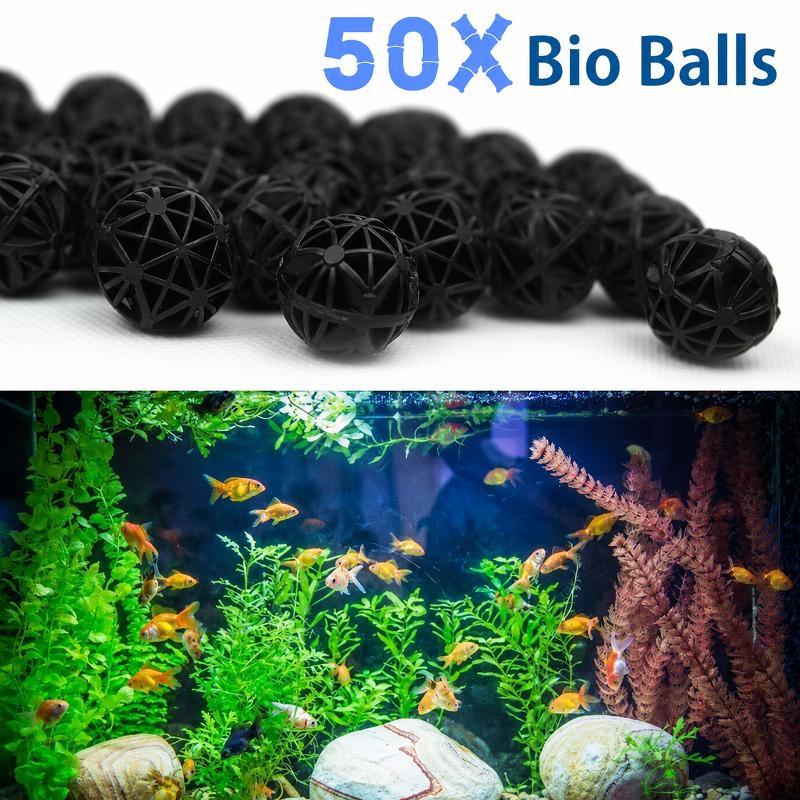 50 Piezas de Bolas de Filtro B - Aquarium Planted Tank reseña y precio