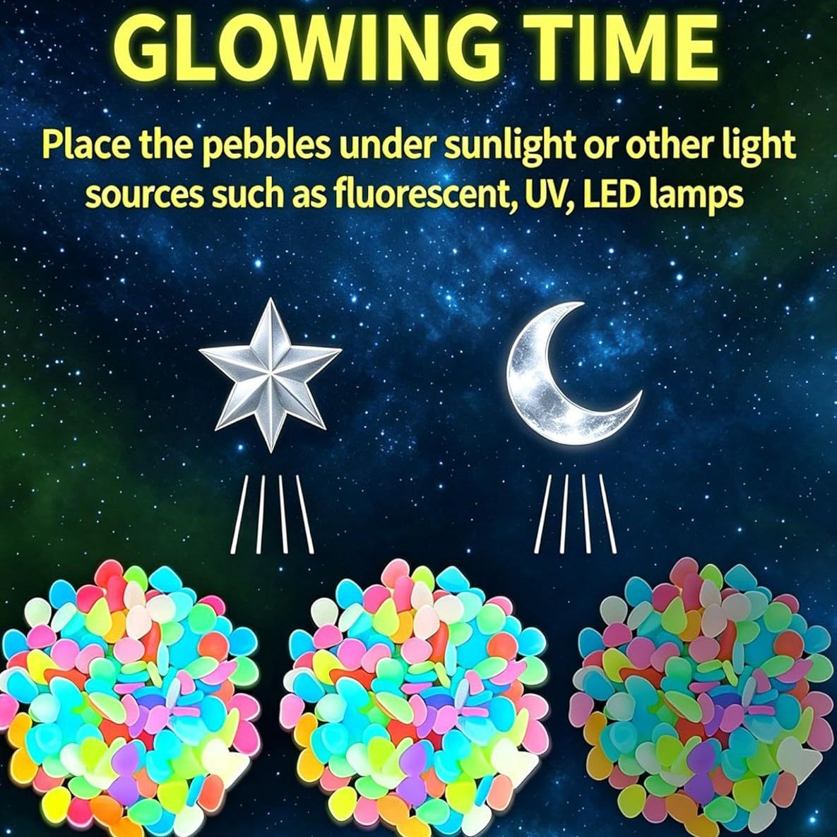 Piedras luminosas coloridas qu - Aquarium Plant reseña y precio