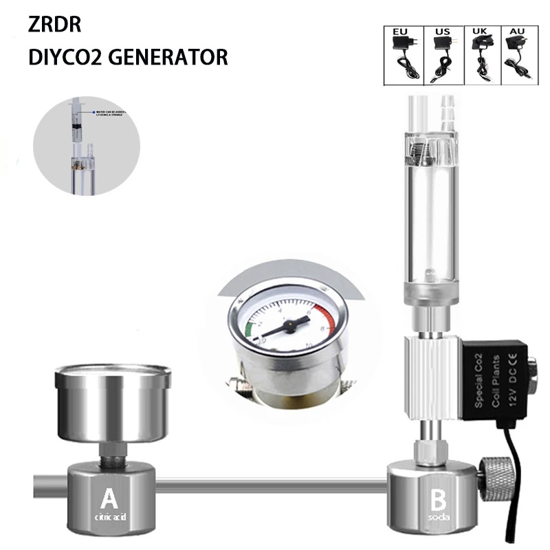 Kit de sistema generador de CO - Planted Aquarium Co2 Kit reseña y precio
