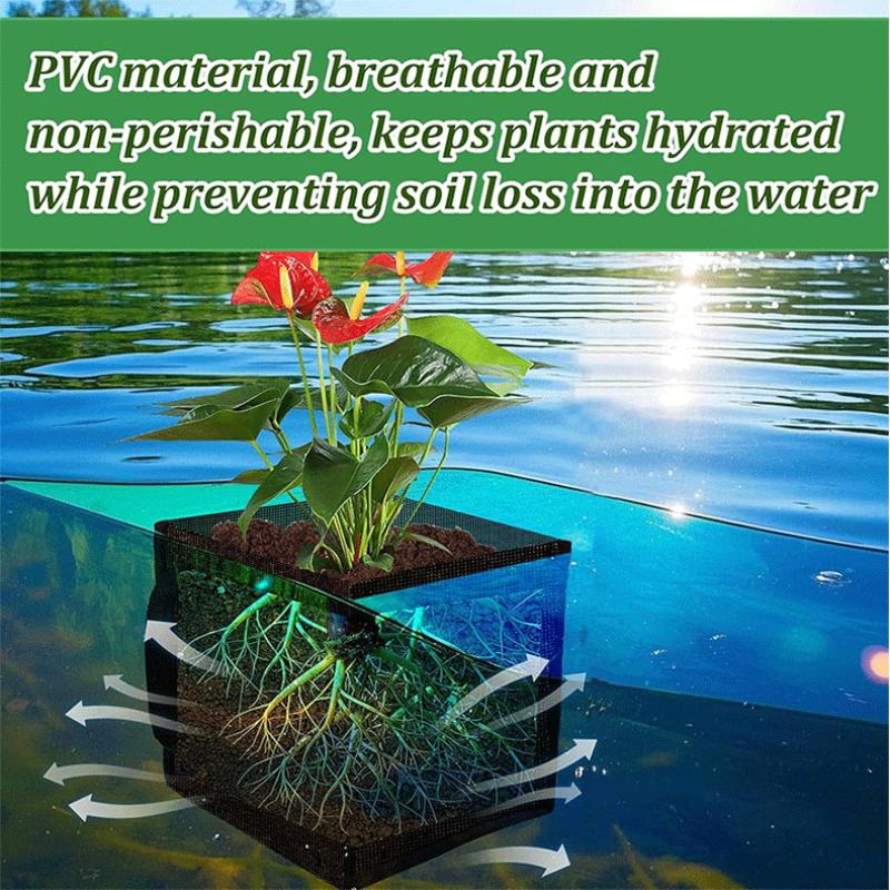 4 Cestas de malla negras para  - Aquarium Plant reseña y precio